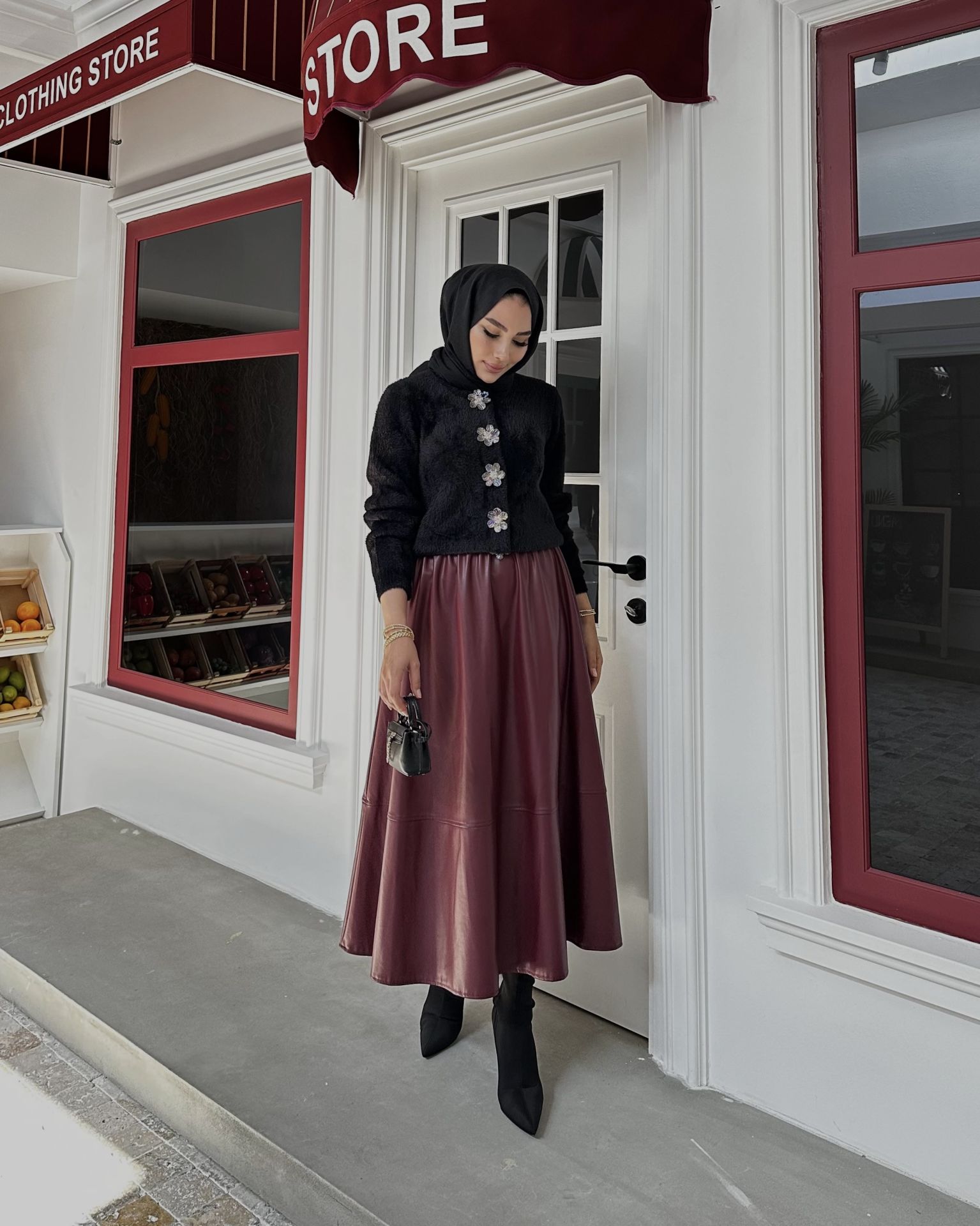 Leris Hırka Siyah