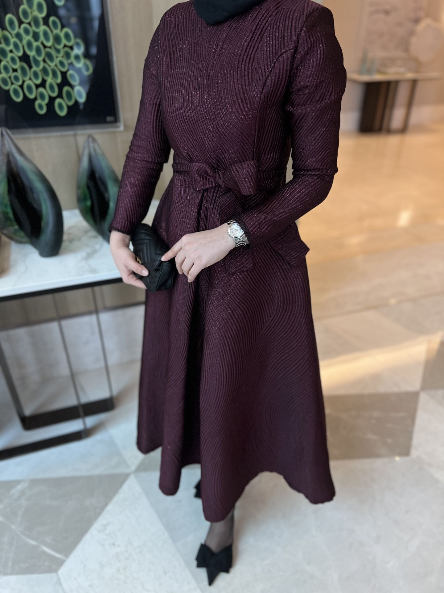 SERRA ELBİSE BORDO