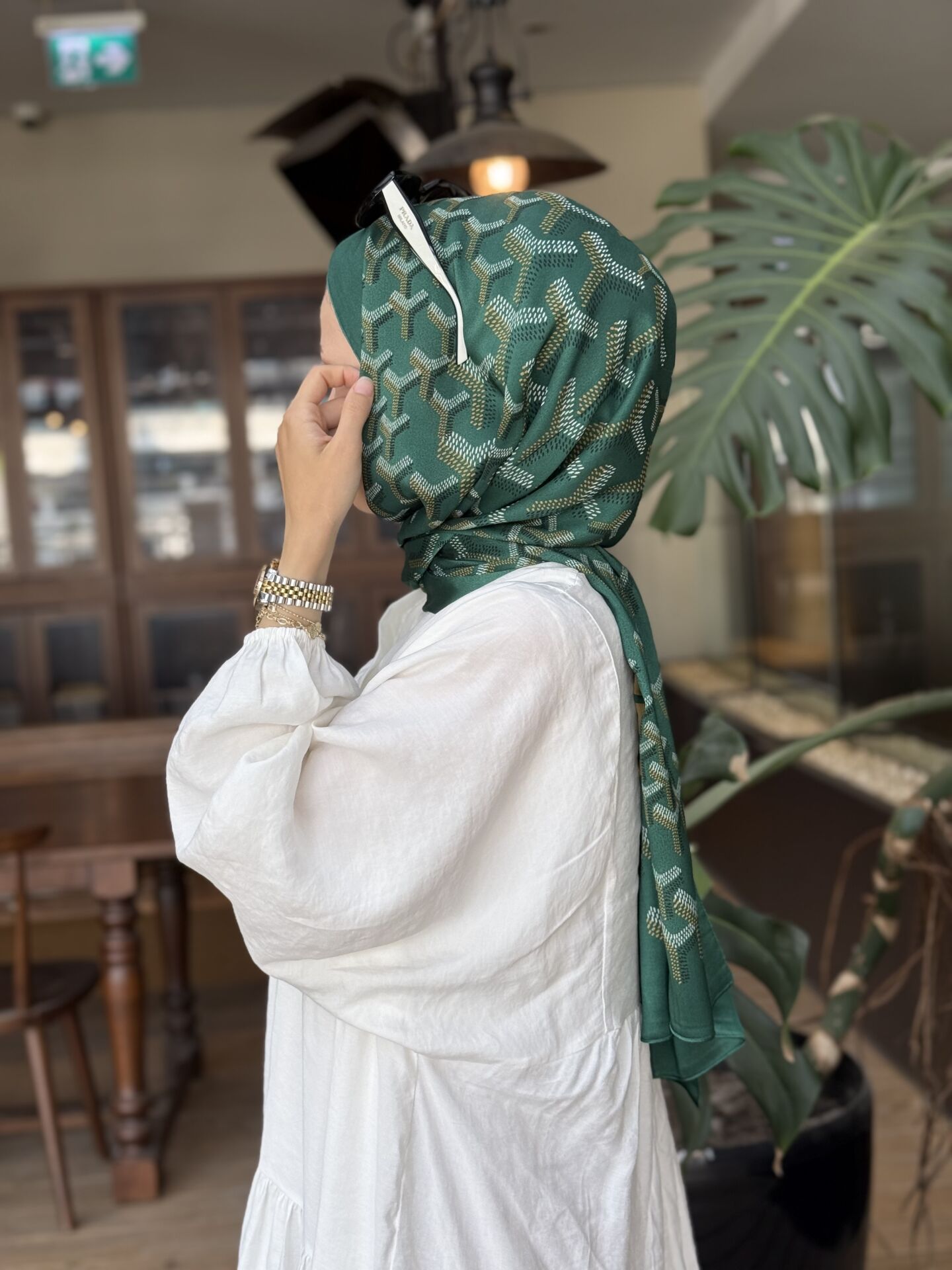 Goyard vual ipek şal