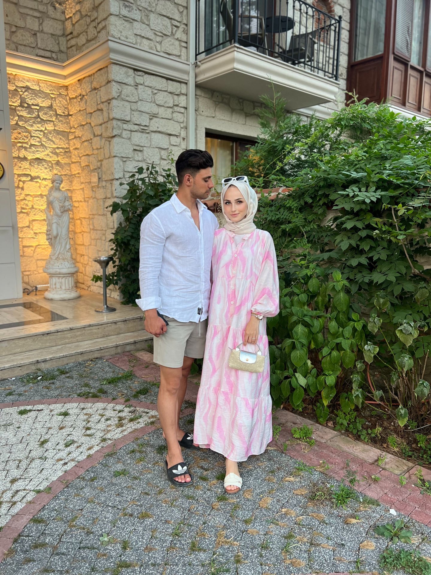 RESSY ELBİSE PEMBE