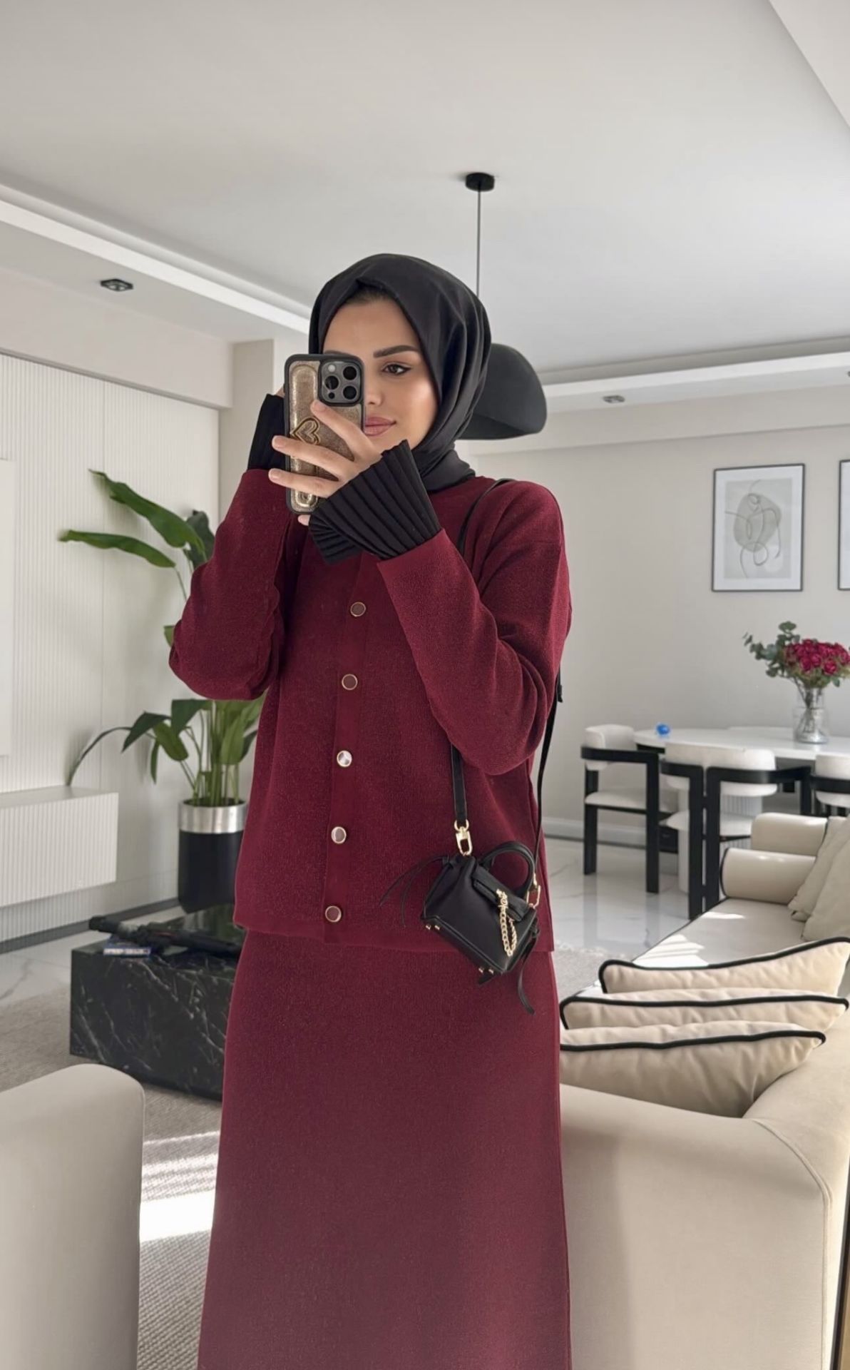 Rosa Simli Takım / BORDO