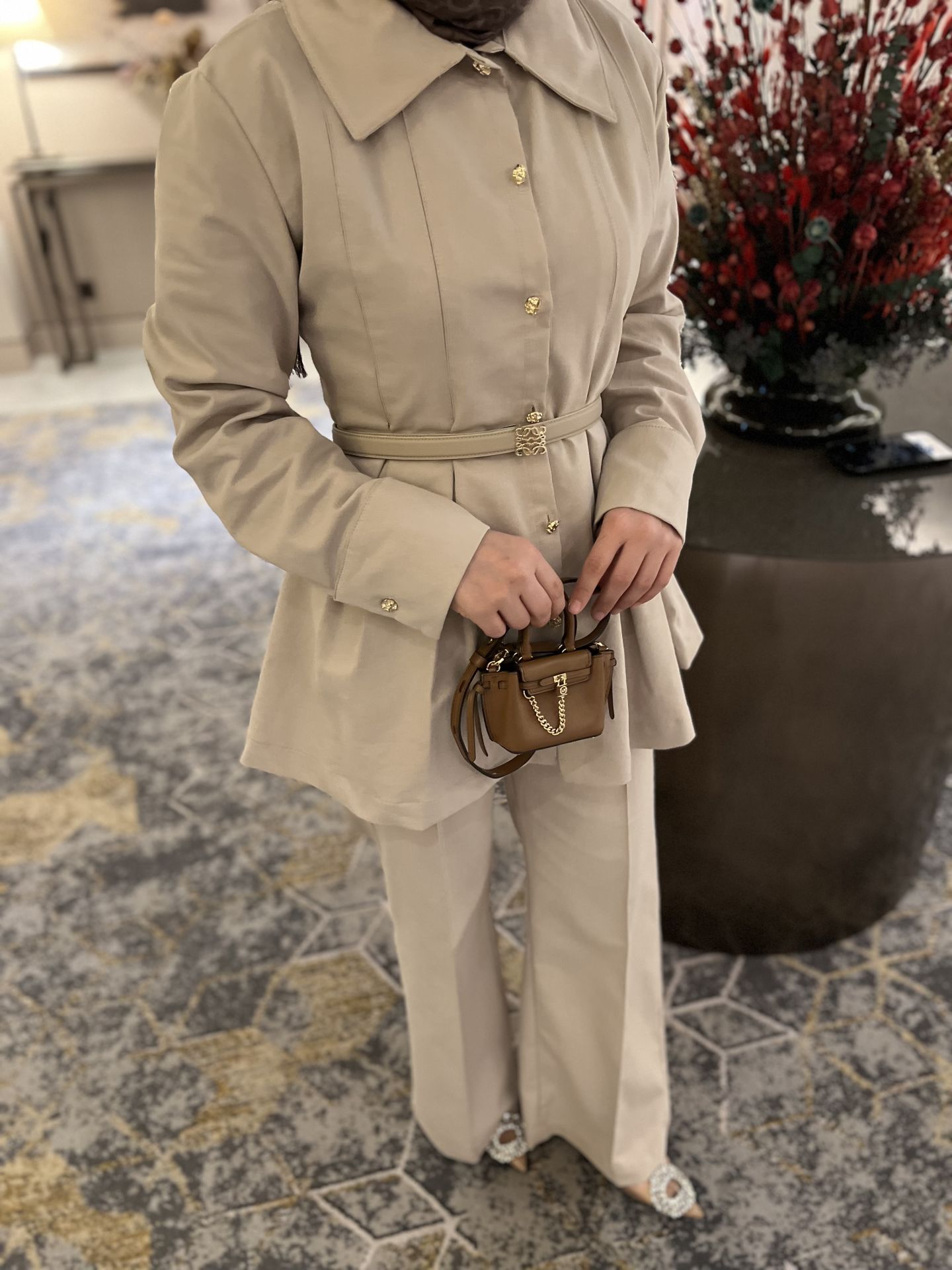 Lena Takım Bej