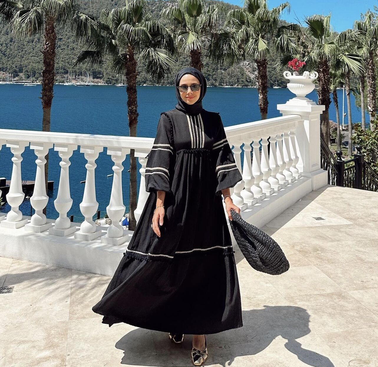 Morocco Elbise Siyah
