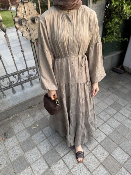 Maxi Elbise Haki