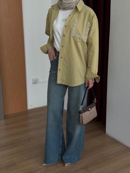 MONO TAŞLI JEAN