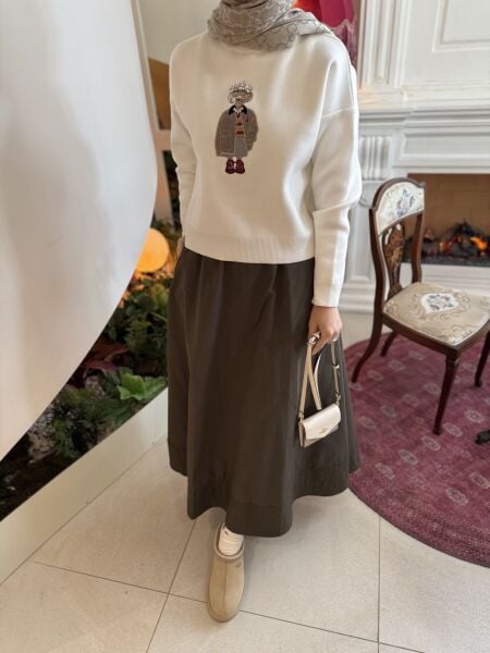 Nakış / Krem Kazak