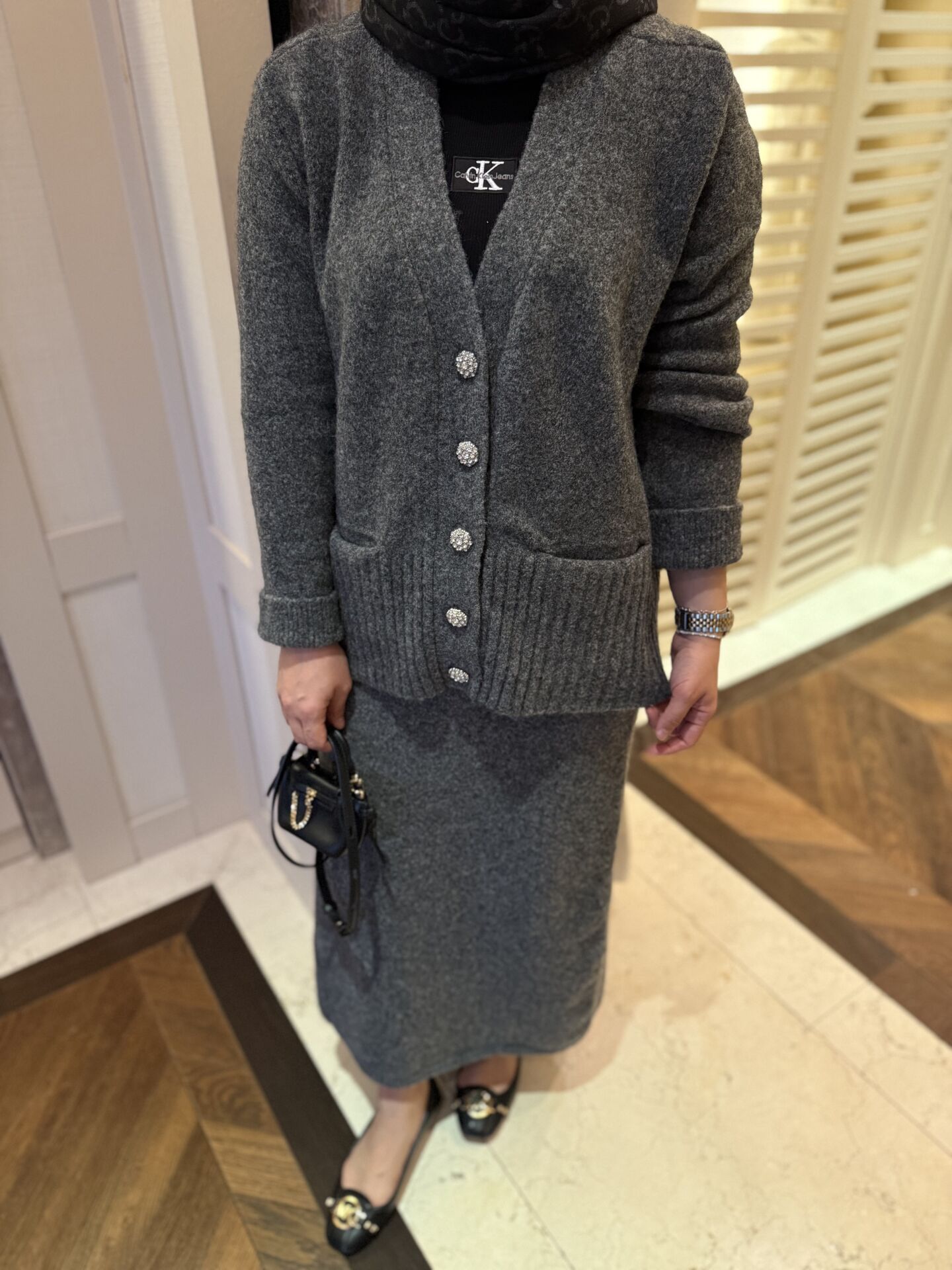 Dilvin Triko Takım Antrasit