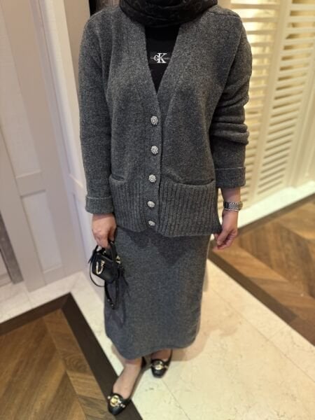 Dilvin Triko Takım Antrasit