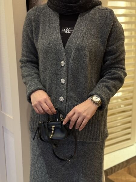 Dilvin Triko Takım Antrasit