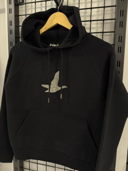 Bym Çelik örme Sweatshirt siyah