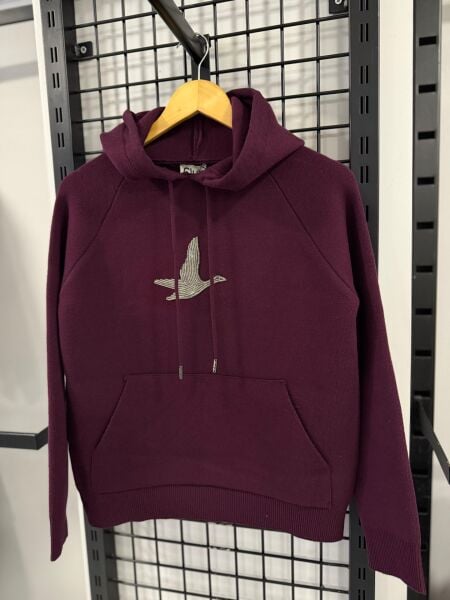 Bym Çelik örme Sweatshirt mürdüm