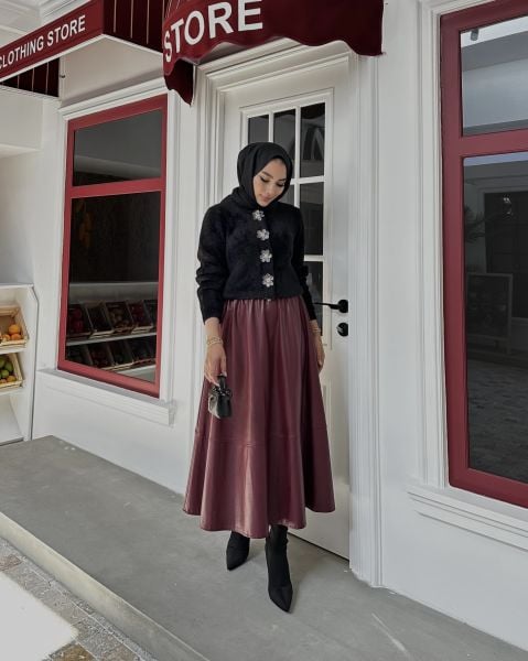 Leris Hırka Siyah