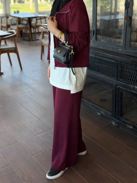 Basic Oysh Eşofman Takımı Bordo