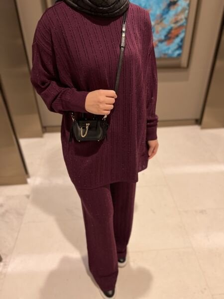 Simli Merserize Takım Mürdüm