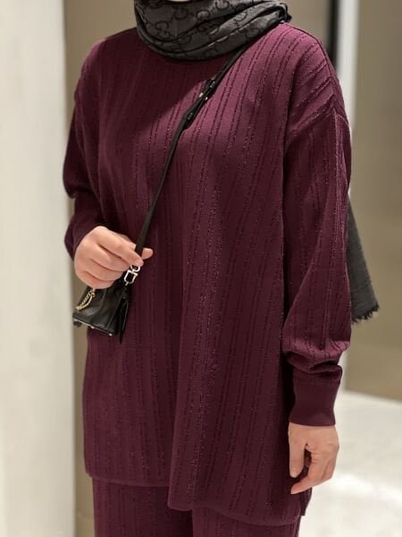 Simli Merserize Takım Mürdüm