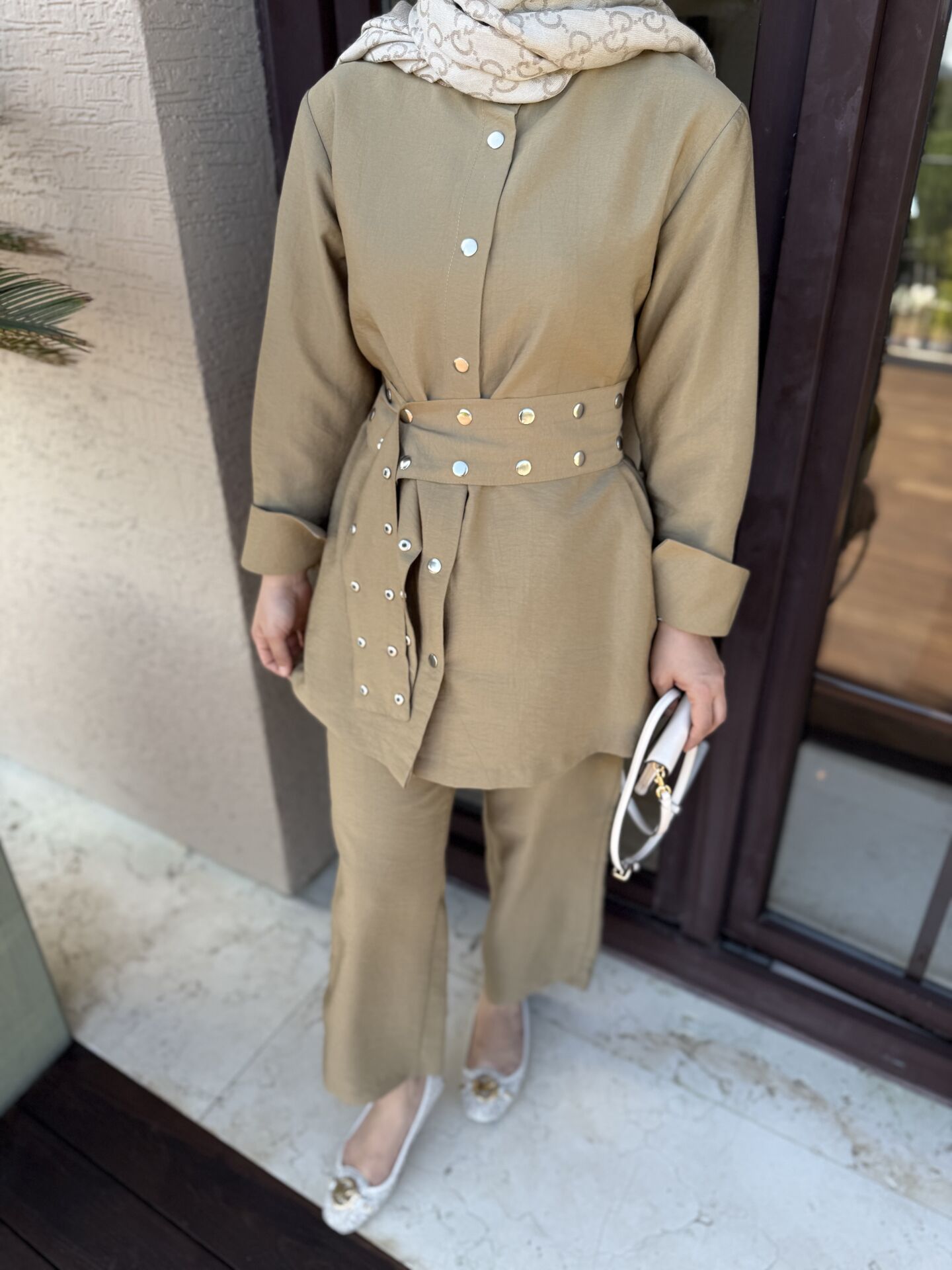 Zımba Kemerli Takım Yağ Yeşili