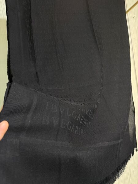 Bvlgari el dikişli yün ipek