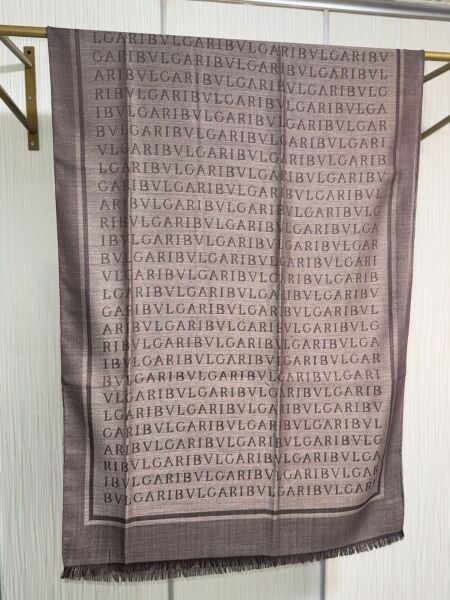 Bvlgari el dikişli yün ipek