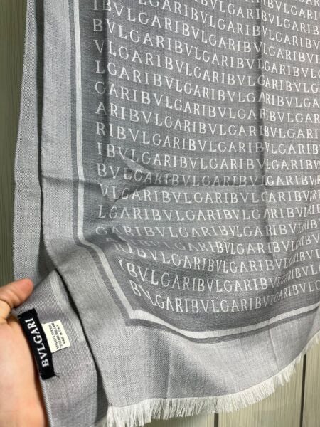 Bvlgari el dikişli yün ipek