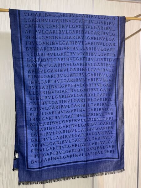 Bvlgari el dikişli yün ipek