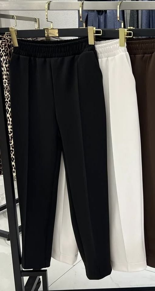 Çimalı Havuç Pantolon Siyah