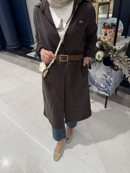 Lacos Uzun Gömlek Kahverengi