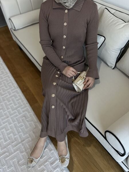 VİOLA  MERSERİZE TRİKO ELBİSE