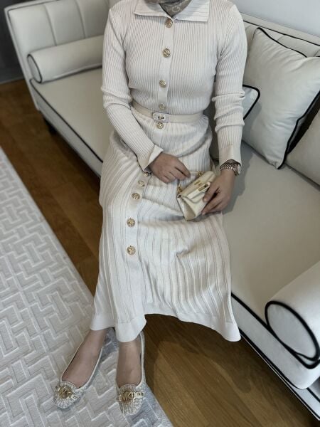 VİOLA  MERSERİZE TRİKO ELBİSE