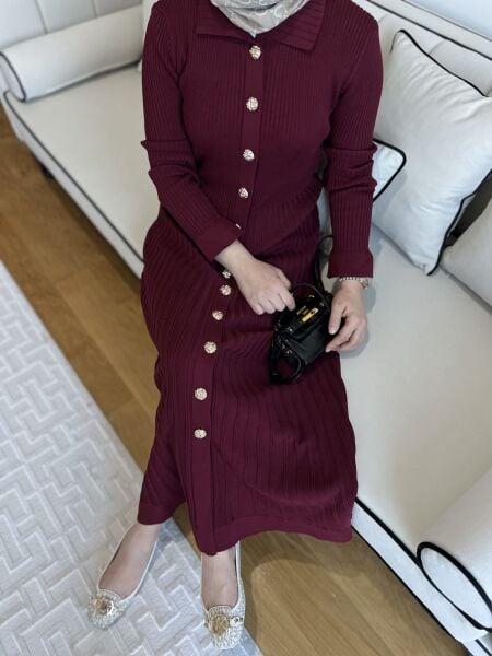 VİOLA  MERSERİZE TRİKO ELBİSE