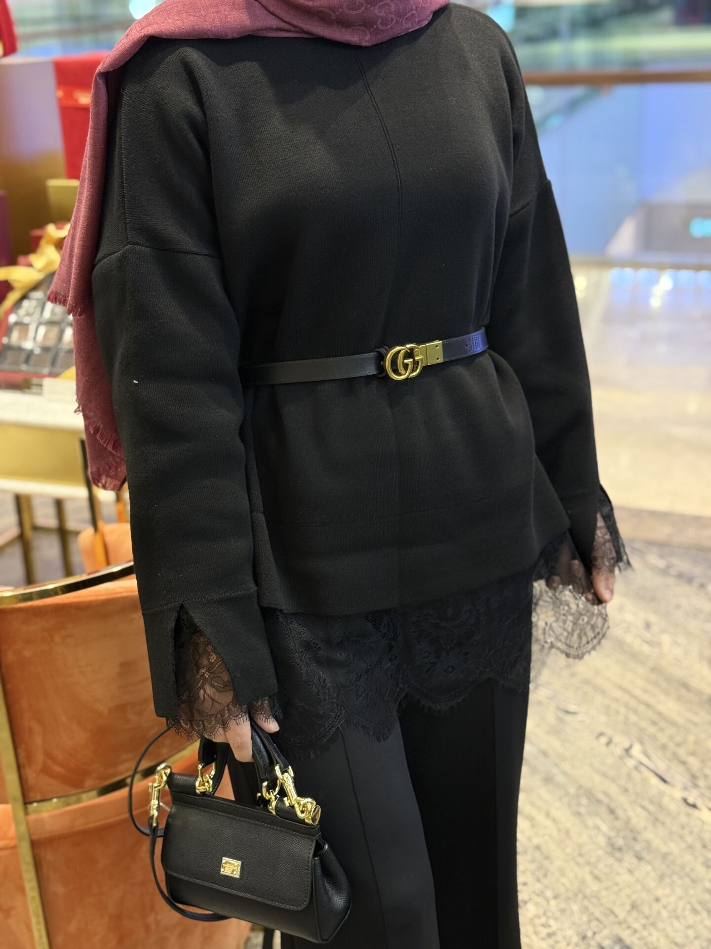 Kazak / Dantel detaylı