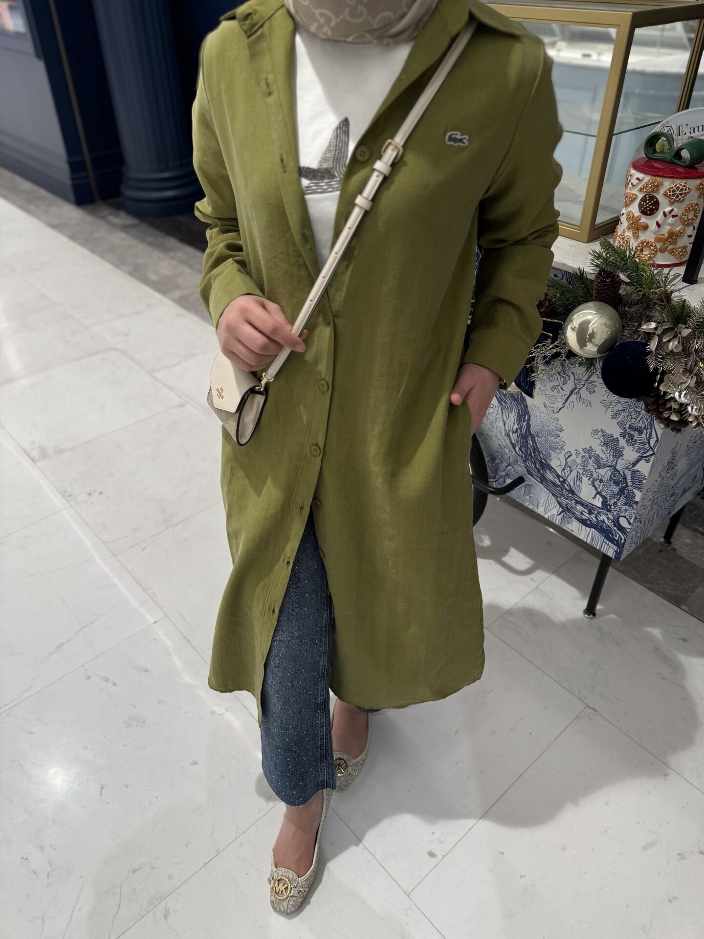 Lacos Uzun Gömlek Yeşil