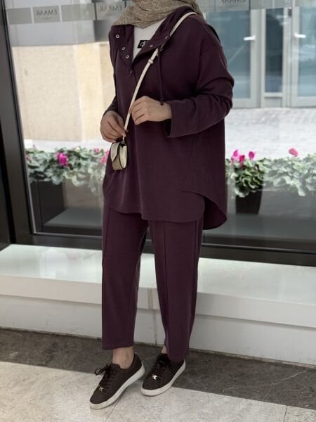 Versa Eşofman Takımı Mürdüm