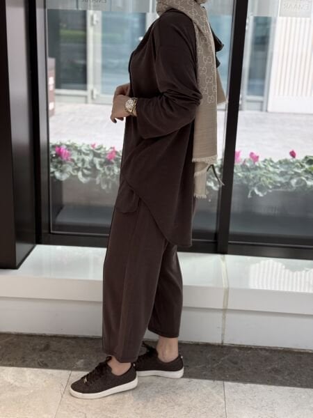 Versa Eşofman Takımı Kahverengi