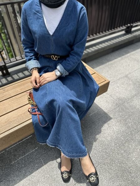 Zara Model Denım Elbise