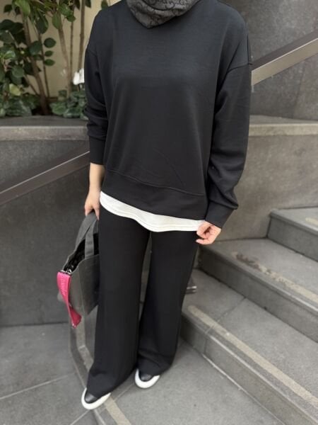 OYSHO penye detaylı eşofman takımı