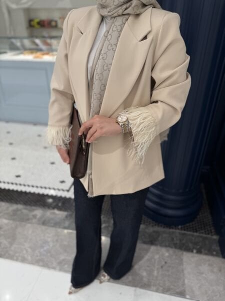 Tüylü Ceket / TAŞ