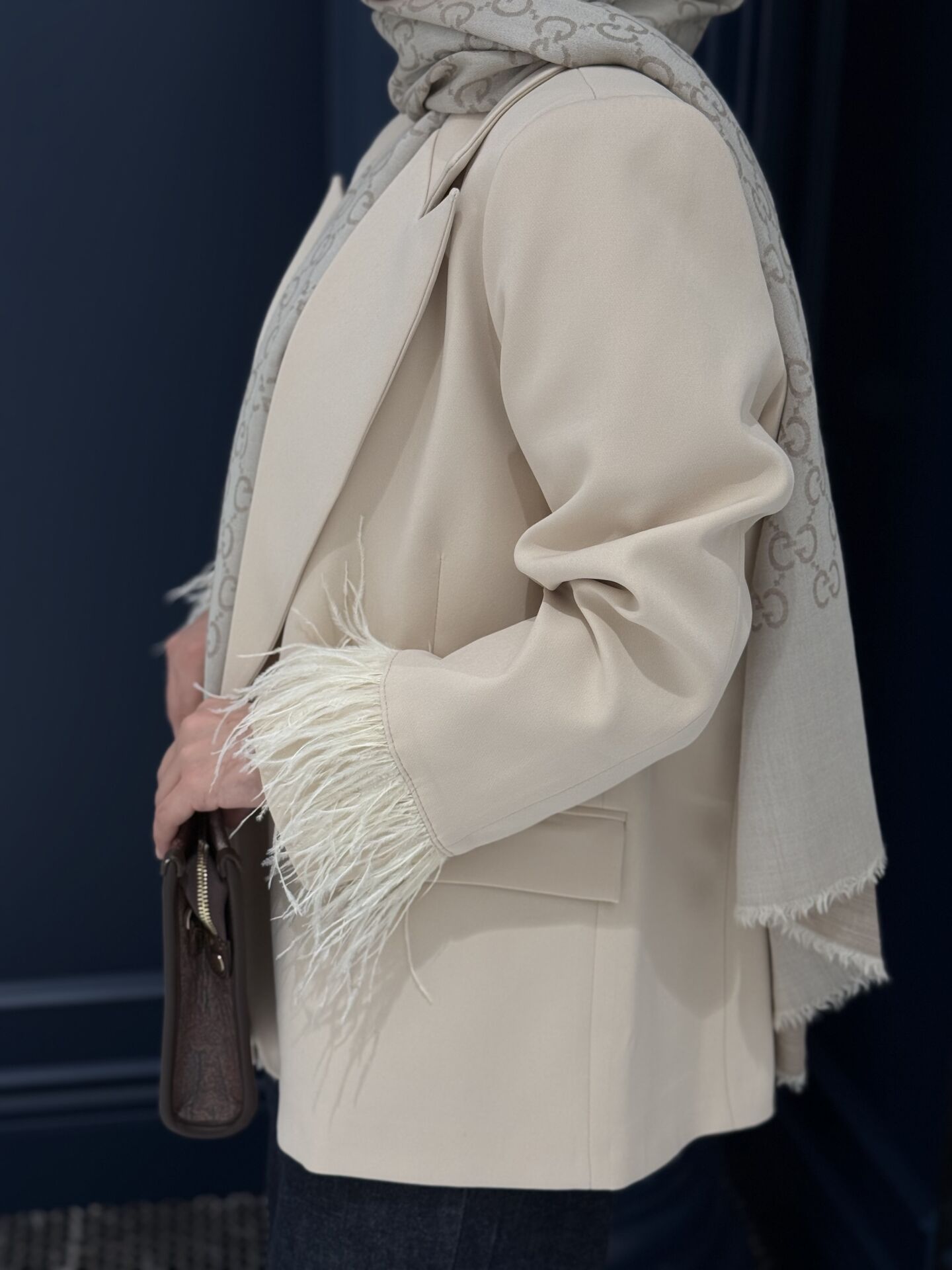 Tüylü Ceket / TAŞ