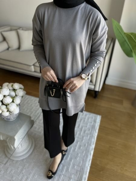 Triko Tunik / GRİ