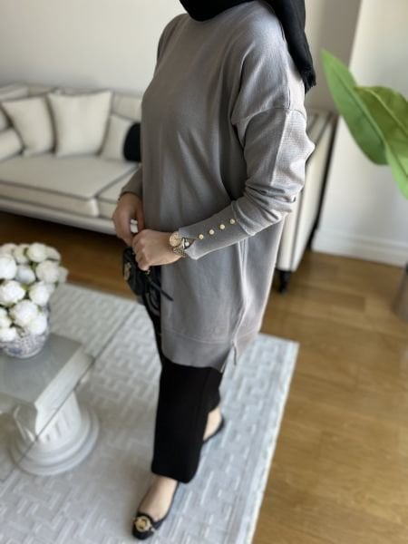 Triko Tunik / GRİ
