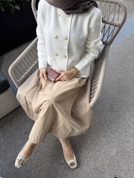 Massim* Amgora Hırka Beyaz