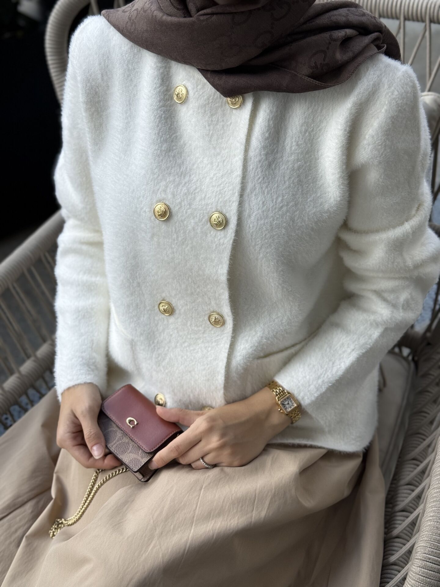 Massim* Amgora Hırka Beyaz