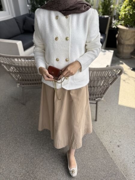 Massim* Amgora Hırka Beyaz