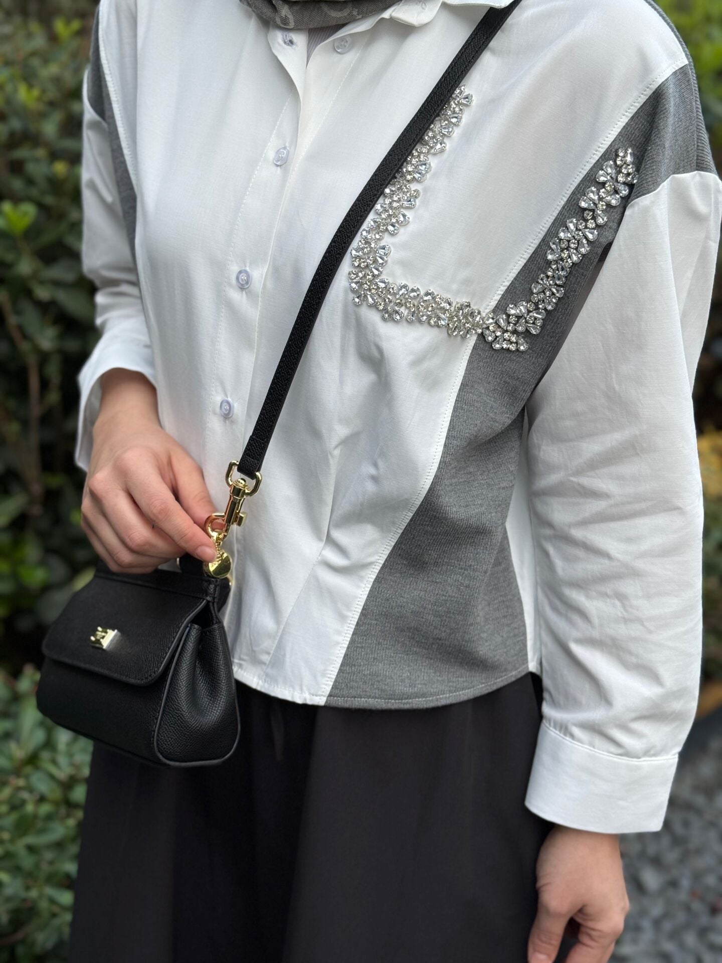 Twst gömlek kısa Gri