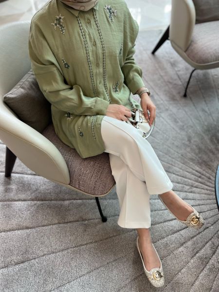 Berry Gömlek Yeşil