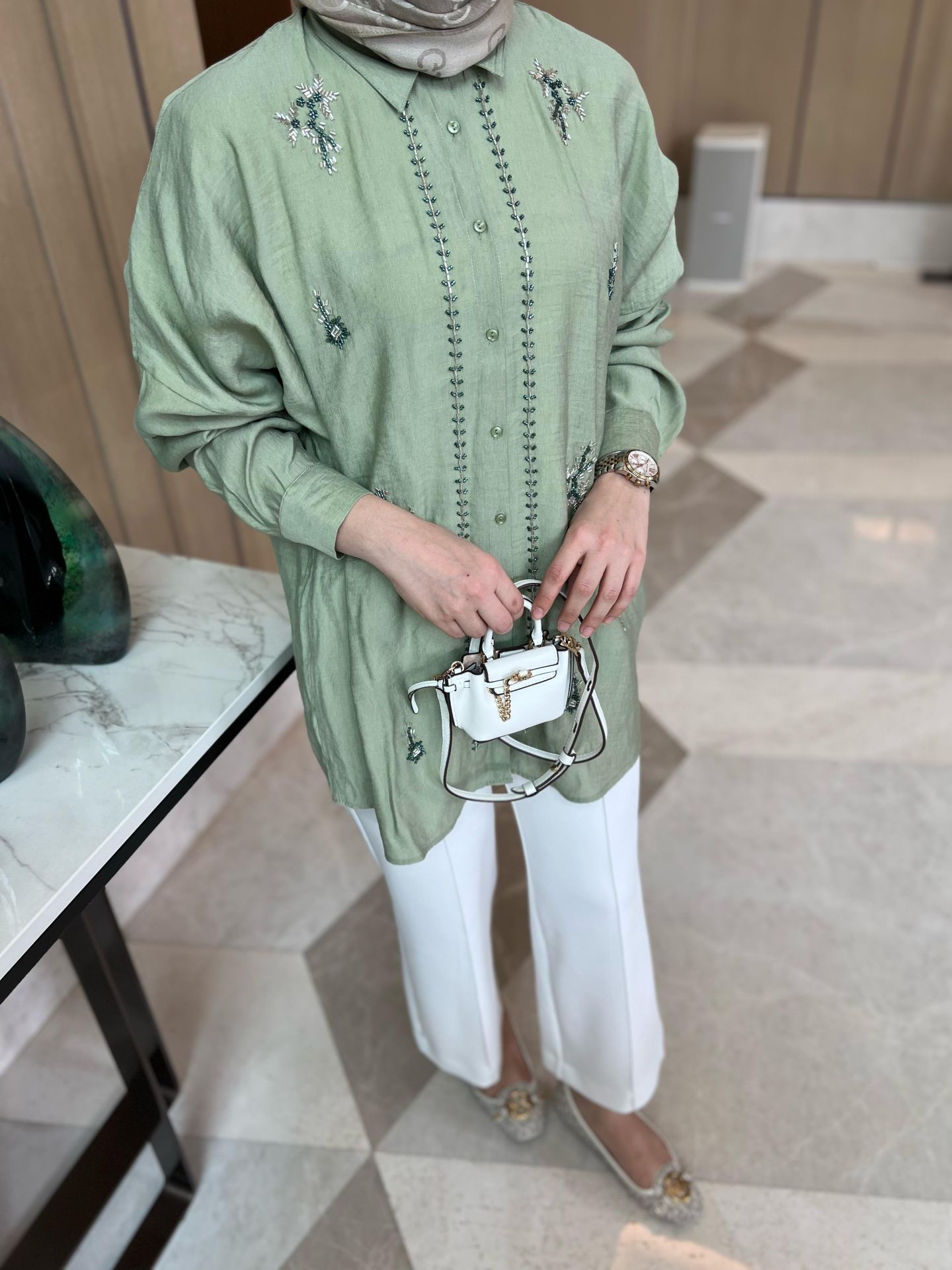 Berry Gömlek Yeşil