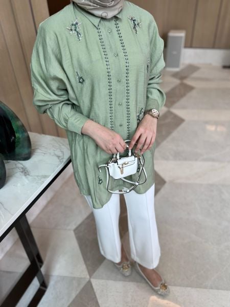 Berry Gömlek Yeşil