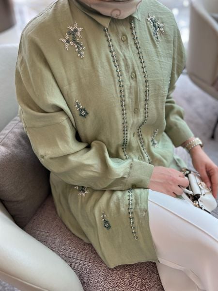 Berry Gömlek Yeşil