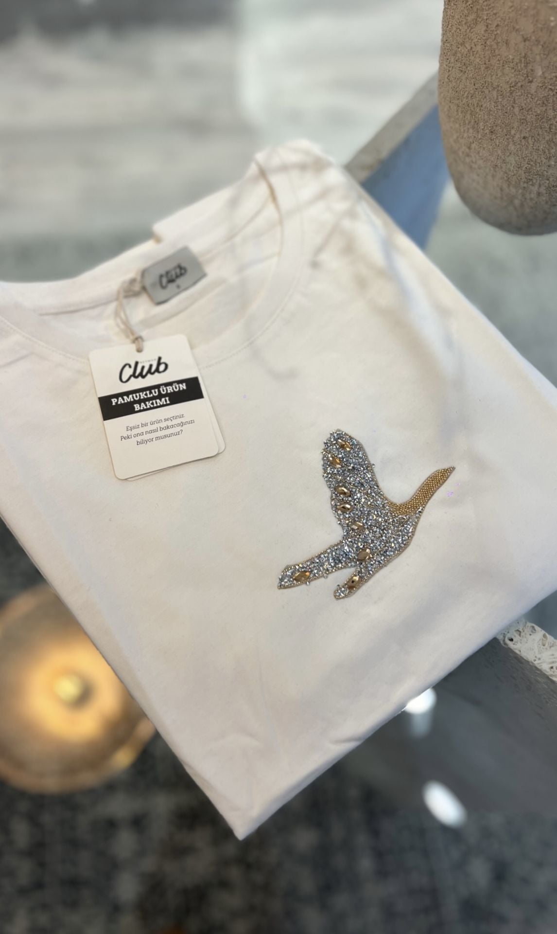 Taşlı tshirt