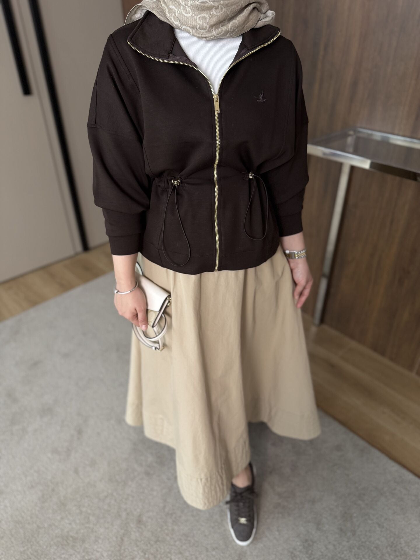 Bym belden büzgülü hırka