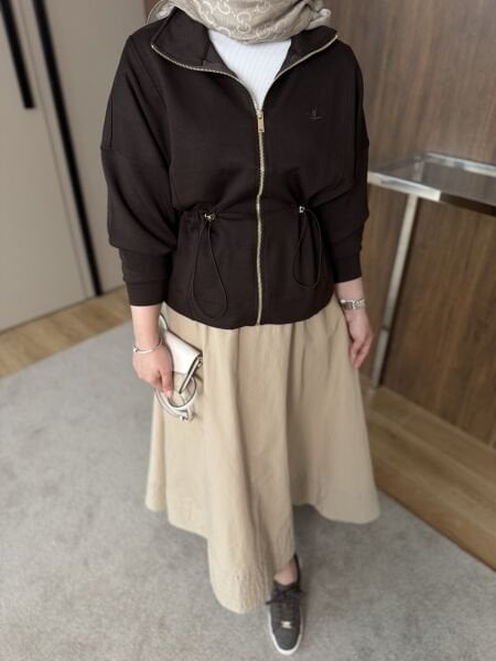 Bym belden büzgülü hırka